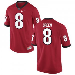 Georgia Bulldogs A.J. Green #8 College Jersey - Red