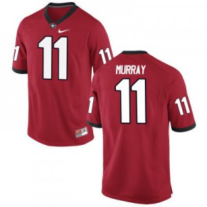 Georgia Bulldogs Aaron Murray #11 College Jersey - Red